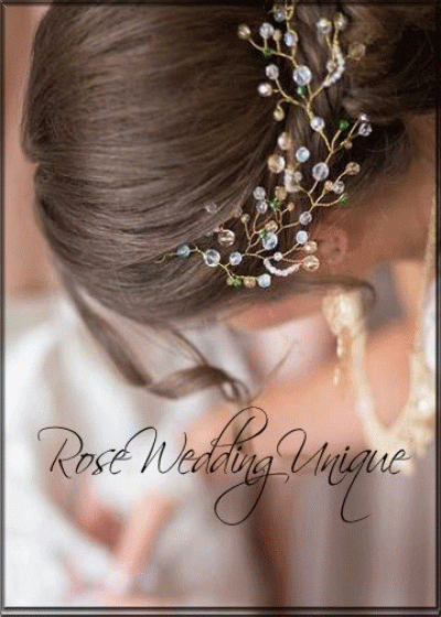 Дизайнерска кристална украса за коса Vintage Glam 20 см